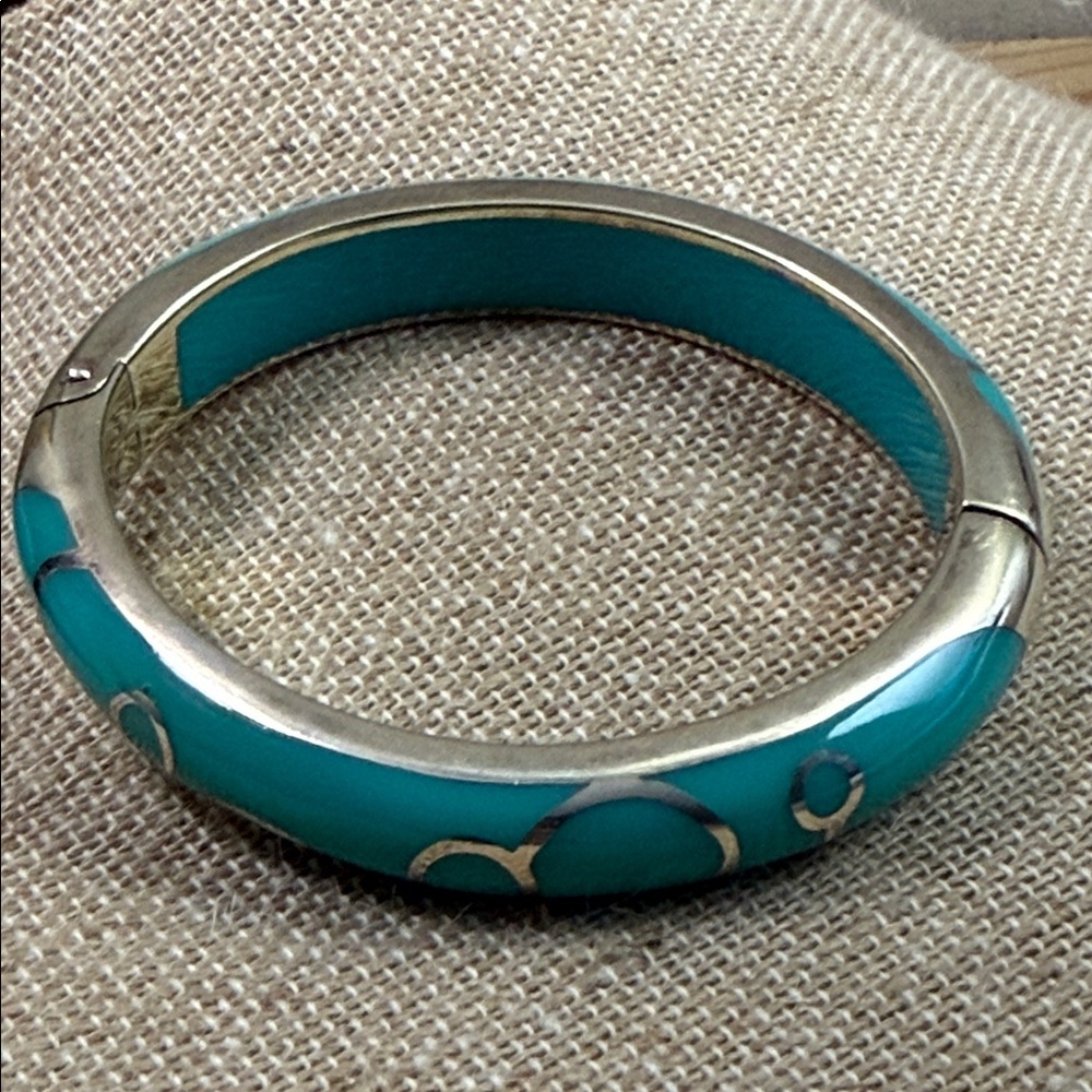 Sterling gold AHC Andrew Hamilton Crawford Hinged Bangle Bracelet 41.9g - Picture 6 of 7